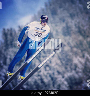 31 Fred Børre Lundberg in Val di Fiemme 1991 Stockfoto