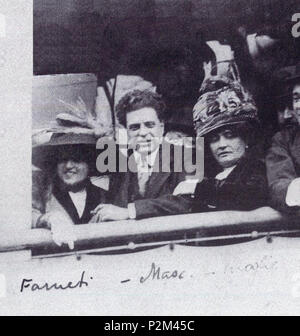 . Italiano: Maria Farneti ed Il Maestro Mascagni. 1900. Unbekannt 53 Maria Farneti 10 Stockfoto