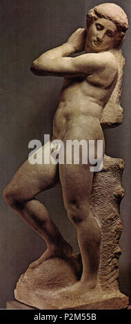 . Italiano: Michelangelo, apollino Englisch: Michelangelos David-Apollo ??:??-????????? . 1530 circa, veröffentlicht 1973. Michelangelo (1475 - 1564) Alternative Namen Michelangelo di Lodovico Buonarroti Simoni Beschreibung italienischer Maler, Bildhauer, Architekt, Dichter und Erfinder Geburtsdatum / Tod vom 6. März 1475 18. Februar 1564 Ort der Geburt / Todes Caprese Michelangelo Rome Arbeit Periode von 1487 bis 1564 Standort Florenz (1487-1494), Bologna (1494-1496), Rom (1496-1501), Florenz (1501-1505), Rom (1505-1506), Florenz (1506-1508), Rom (1508-1516), Florenz (1516 - September Stockfoto
