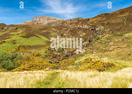 Ben hoffen, der Nördlichste Munro, an den Ufern des Loch Hoffnung in Sutherland, Schottland. 27. Mai 2018 Stockfoto