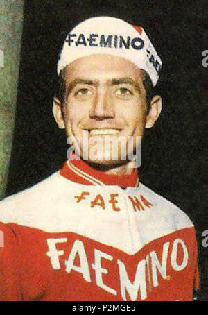 . CAMPIONI DELLO SPORT PANINI 1970 1971 ITALO ZILIOLI CICLISMO. 1970. Unbekannt 43 Italo Zilioli 1970 Stockfoto