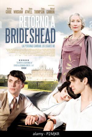 Original Film Titel: Brideshead revisited. Englischer Titel: Brideshead revisited. Regisseur: JULIAN JARROLD. Jahr: 2008. Copyright: nur redaktionell Innen verwenden. Dies ist eine öffentlich verteilten Handzettel. Zugriffsrechte nur, keine Lizenz des Urheberrechts zur Verfügung gestellt. Vorgeschriebene Genehmigung zu Visual Symbol (www.visual-icon.com) Für die Reproduktion des Bildes erforderlich ist. Credit: Polyband/BBC Films/ECOSSE FILMS/Hanway Films//Album Stockfoto