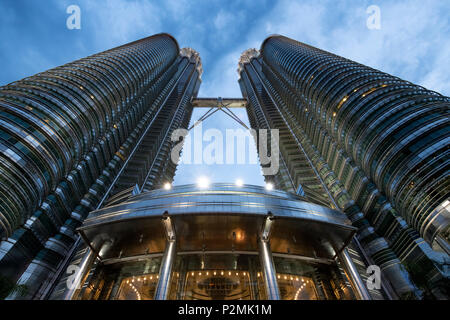 Die Petronus Towers, Kuala Lumpur, Malaysia Stockfoto