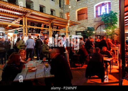 Budapest, Ungarn, klassifiziert als Weltkulturerbe, Pest, Anker Bar Stockfoto