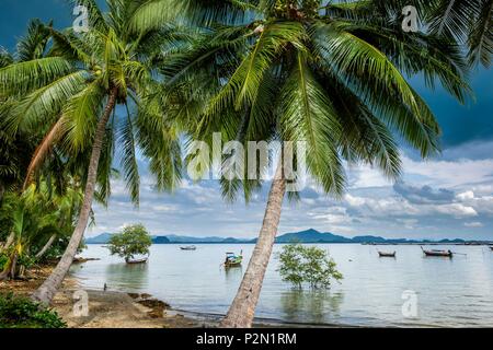 Thailand, Provinz Trang, Ko Mook Island, Ostküste Stockfoto