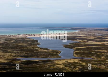 Falkland Inseln, West Falkland Insel (Luftbild) Stockfoto