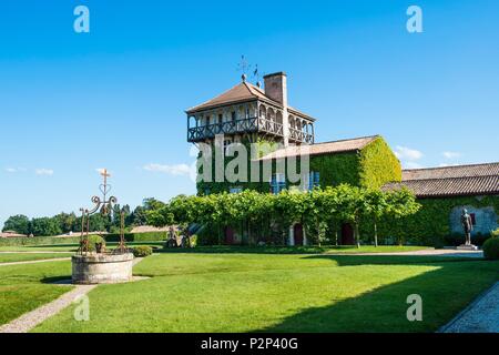 Frankreich, Gironde, Martillac, AOC Pessac Leognan, Chateau de Smith Haut Lafitte, Grand Cru Classe Graves Stockfoto