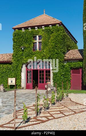 Frankreich, Gironde, Martillac, AOC Pessac Leognan, Chateau de Smith Haut Lafitte, Grand Cru Classe Graves Stockfoto