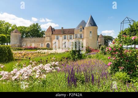 Frankreich, Gironde, Sauternes, Chateau Yquem, 1er Cru Superieur 1855, AOC Sauternes Stockfoto