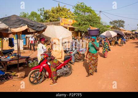 Burkina Faso, Banfora, Capitale der Kaskaden Region und Comoe Provinz Stockfoto