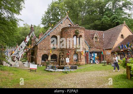 Frankreich, Cher, Neuvy Deux Clochers, Jean Linard Kathedrale Stockfoto