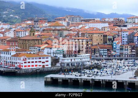 Spanien, Baskenland, Vizcaya, Busturialdea-Urdaibai, Bermeo, alten Hafen Stockfoto