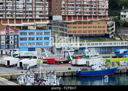 Spanien, Baskenland, Vizcaya, Lea-Artibai, Ondarroa Stockfoto