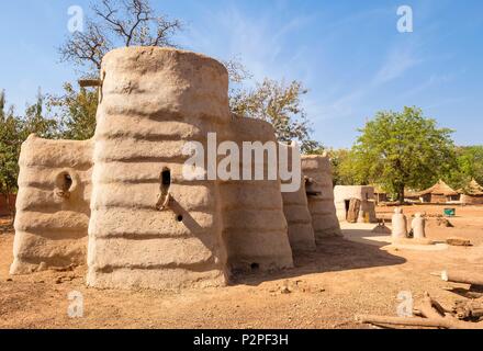 Burkina Faso, Sud-Ouest region, gaoua, der Hauptstadt der Provinz Poni, das regionale Museum des südwestlichen Zivilisation oder Poni Museum Stockfoto