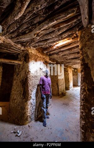 Burkina Faso, Region Hauts-Bassins, Bobo-Dioulasso, Moschee Dioulassoba Stockfoto