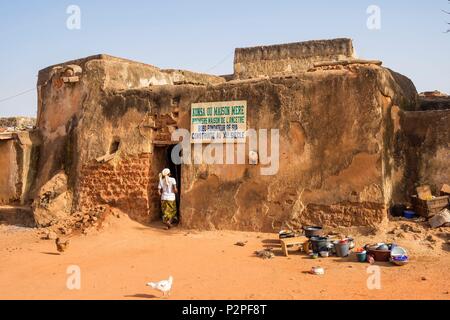 Burkina Faso, Region Hauts-Bassins, Bobo-Dioulasso, der Altstadt, der Heimat der Gründer von Sya, original Herzen der Stadt Stockfoto