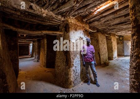 Burkina Faso, Region Hauts-Bassins, Bobo-Dioulasso, Moschee Dioulassoba Stockfoto