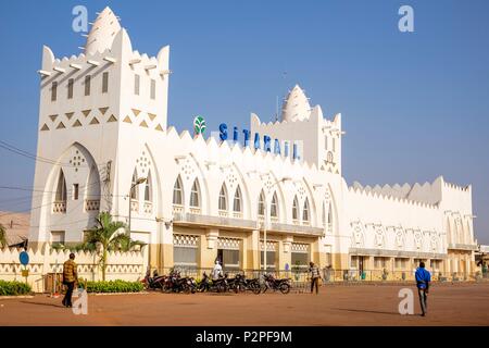 Burkina Faso, Region Hauts-Bassins, Bobo-Dioulasso, der Bahnhof Stockfoto