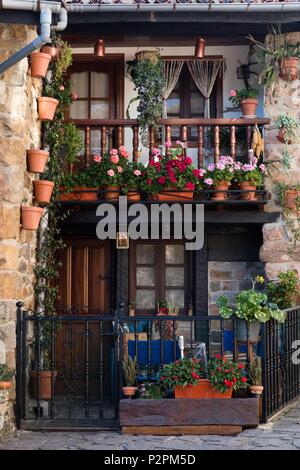 Barcena Mayor, Dorf, Kantabrien, Spanien Stockfoto