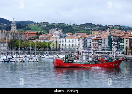 Spanien, Baskenland, Vizcaya, Lea-Artibai, Lekeitio Stockfoto