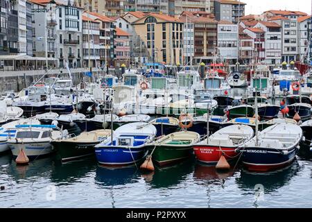 Spanien, Baskenland, Vizcaya, Lea-Artibai, Lekeitio Stockfoto