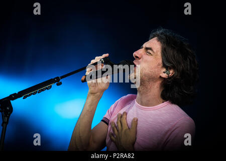 Landgraaf, Niederlande, 15. Juni 2018 Snow Patrol Live at Pinkpop Festival 2018 © Roberto Finizio / alamy Leben Nachrichten durchführen. Stockfoto