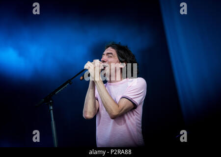 Landgraaf, Niederlande, 15. Juni 2018 Snow Patrol Live at Pinkpop Festival 2018 © Roberto Finizio / alamy Leben Nachrichten durchführen. Stockfoto