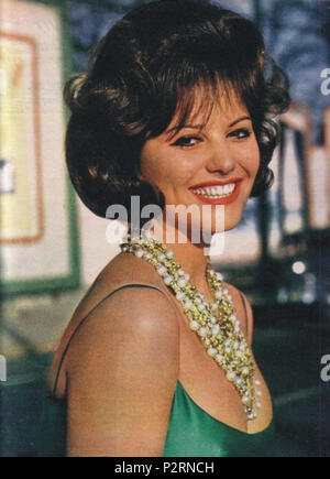 . Die italienische Schauspielerin Claudia Cardinale. 24. März 1962. Unbekannt 19 Claudia Cardinale Stockfoto