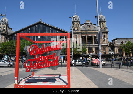 Budapest Bahnhof Stockfoto