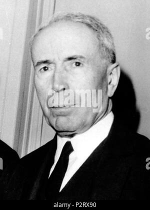 . FOTOGRAFIA PRESSEFOTO JAHRGANG 1969 ANTOINE PINAY CON GEORGES POMPIDOU, Parigi. 21. Juni 1969. Farabola 7 Antoine Pinay 1969 Stockfoto