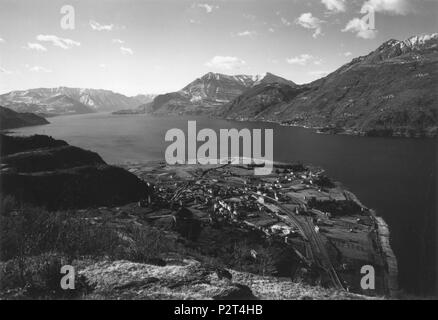 . Italiano: dervio Veduta. 1930. Unbekannt 22 Dervio veduta 1930 Stockfoto