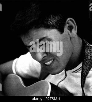 . Italienische Sänger Gianni Morandi. Januar 1969. Unbekannt 34 Gianni Morandi 69 Stockfoto