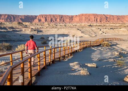 Argentinien, San Juan Provinz, Parque Ischigualasto als Weltkulturerbe von der UNESCO, Dr. William Sill Museum Stockfoto