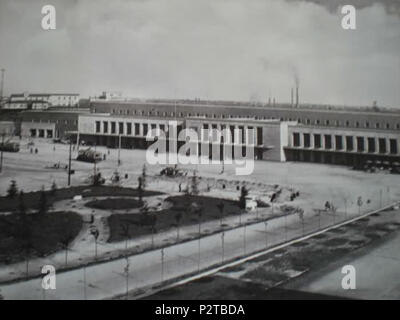 . Englisch: neue Verona Porta Nuova Bahnhof nach 1949 Italiano: Fabbricato viaggiatori della Stazione ferroviaria di Verona Porta Nuova dopo la Ricostruzione del 1949 Al seguito bombardamento avvenuto Durante la seconda Guerra mondiale. Über nach 1949. Unbekannt 85 StazioneVeronaPNricostruita Stockfoto