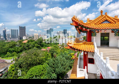 Die Thean Hou Tempel am Stadtrand von Kuala Lumpur, Malaysia Stockfoto