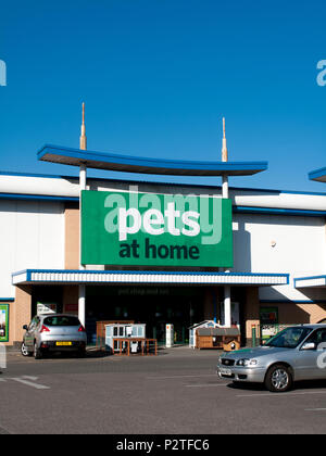 Haustiere zu Hause ist die größte Haustier Zubehör Händler in Großbritannien mit mehr als 370 Stores Stockfoto