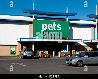 Haustiere zu Hause ist die größte Haustier Zubehör Händler in Großbritannien mit mehr als 370 Stores Stockfoto