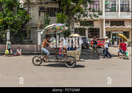 Das Leben auf der Straße in Cebu Philippinen Stockfoto