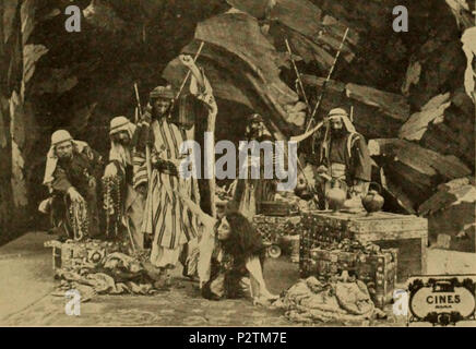 . Englisch: Film noch immer von Enrico Guazzoni's Film Alì Babà (1911) mit Gianna Terribili-Gonzales. 1911. Cine-sequenzen 6 Ali Baba 1911 Stockfoto