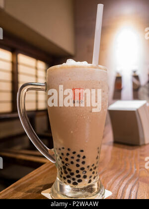 Taichung, Mai 25: Bubble Tea von der ursprünglichen Store von Chun Shui Tang am 25. Mai 2018 in Taichung, Taiwan Stockfoto