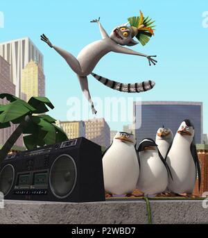 Original Film Titel: Pinguine MADAGASKARS, DER-TV. Englischer Titel: Die pinguine von Madagaskar. Jahr: 2008. Credit: Dream Works Animation/Album Stockfoto