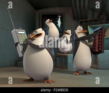 Original Film Titel: Pinguine MADAGASKARS, DER-TV. Englischer Titel: Die pinguine von Madagaskar. Jahr: 2008. Credit: Dream Works Animation/Album Stockfoto