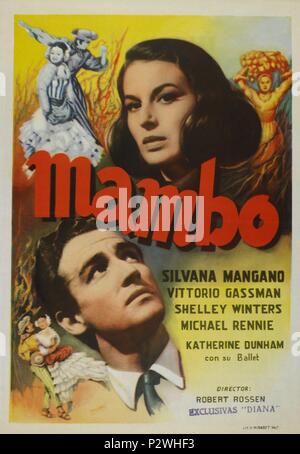 Original Film Titel: Mambo. Englischer Titel: Mambo. Film Regie: Robert Rossen. Jahr: 1954. Quelle: Paramount Pictures/Album Stockfoto