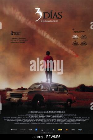 Original Film Titel: TRES DIAS. Englischer Titel: drei Tage. Regisseur: F. JAVIER GUTIERREZ. Jahr: 2008. Quelle: GREEN MOON PRODUCTIONS/MAESTRANZA FILME/Filme/Album PENTAGRAMA Stockfoto
