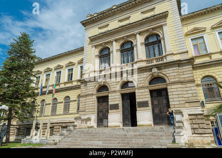 VARNA, Bulgarien - Juni 5, 2018: Das archäologische Museum das archäologische Museum in der Stadt Varna an der Schwarzmeerküste von Bulgarien. Stockfoto