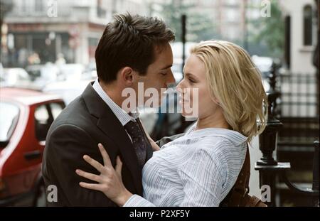 Original Film Titel: MATCH POINT. Englischer Titel: MATCH POINT. Regisseur: WOODY ALLEN. Jahr: 2005. Stars: SCARLETT JOHANSSON, Jonathan Rhys Meyers. Quelle: BBC Films/Album Stockfoto