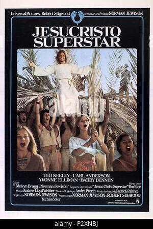 Original Filmtitel: JESUS CHRIST, Superstar. Englischer Titel: JESUS CHRIST, Superstar. Regisseur: Norman Jewison. Jahr: 1973. Quelle: Universal/ROBERT STIGWOOD/Album Stockfoto