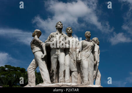 Die Raju Memorial Bildhauerei an der Universität von Dhaka. Dhaka, Bangladesch. Stockfoto