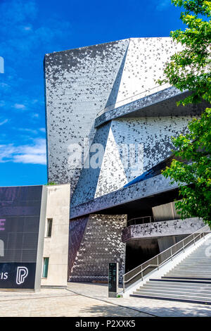 Philharmonie de Paris im Parc de la Villette in Paris, Frankreich Stockfoto