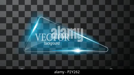 Vektor abstrakte neon Dreieck Stock Vektor